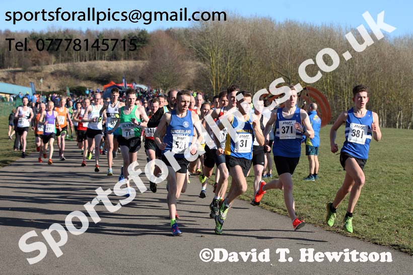 Senior mens 2018 Royal Signals NECAA Road Relays, Hetton. Photo: David T. Hewitson/Sports for All Pics